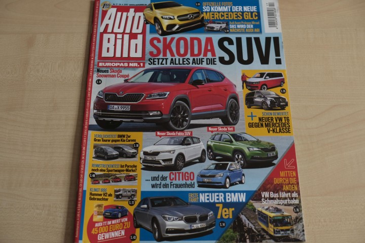 Deckblatt Auto Bild (17/2015)